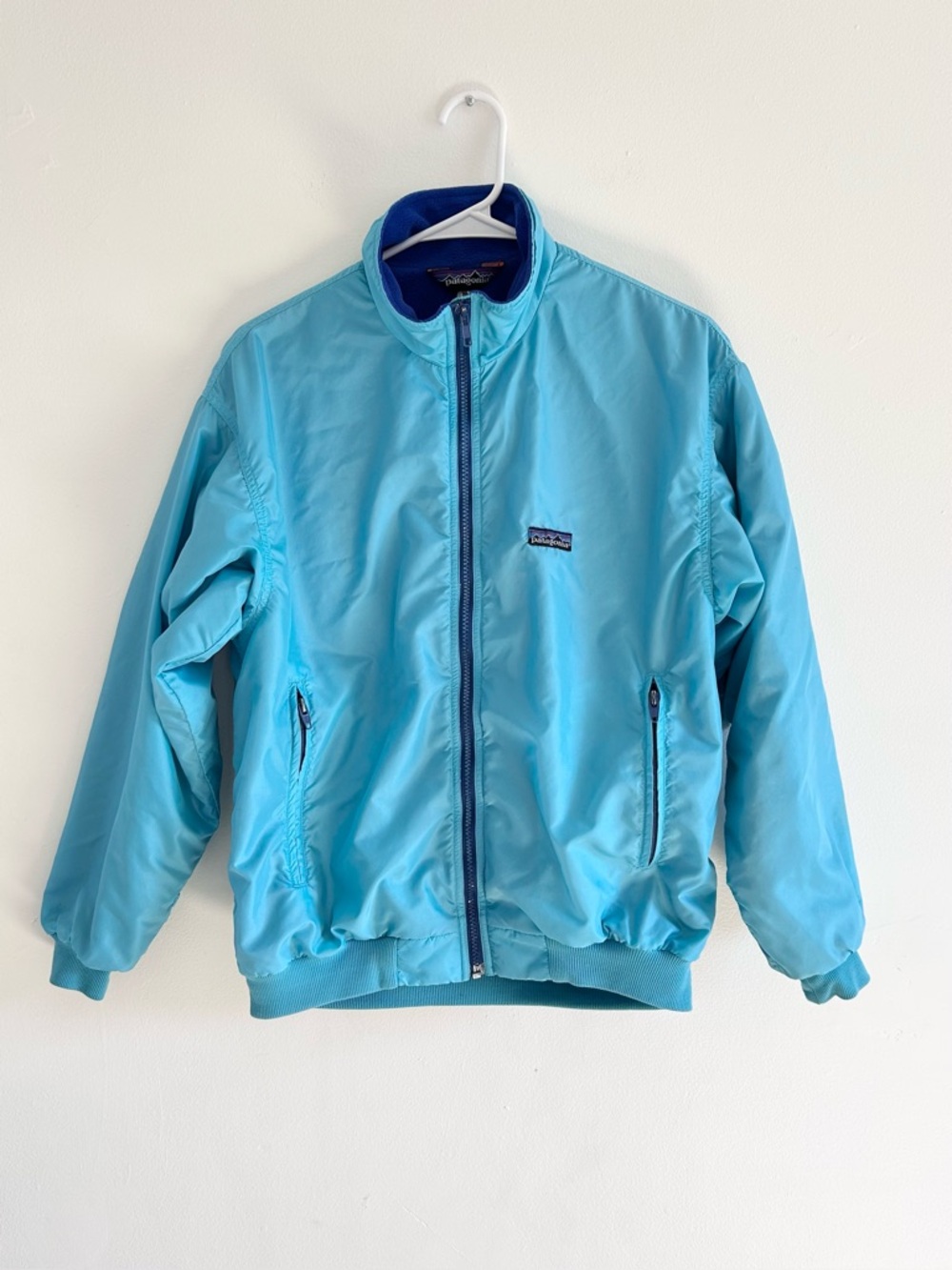 Vintage Patagonia women’s fleece lined jacket teal